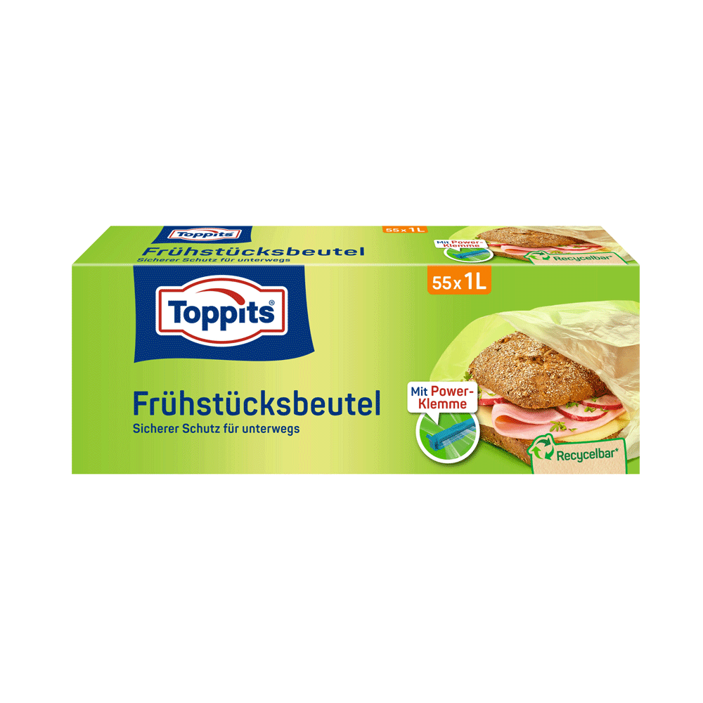 Bild: Toppits Frühstückbeutel 55x1L