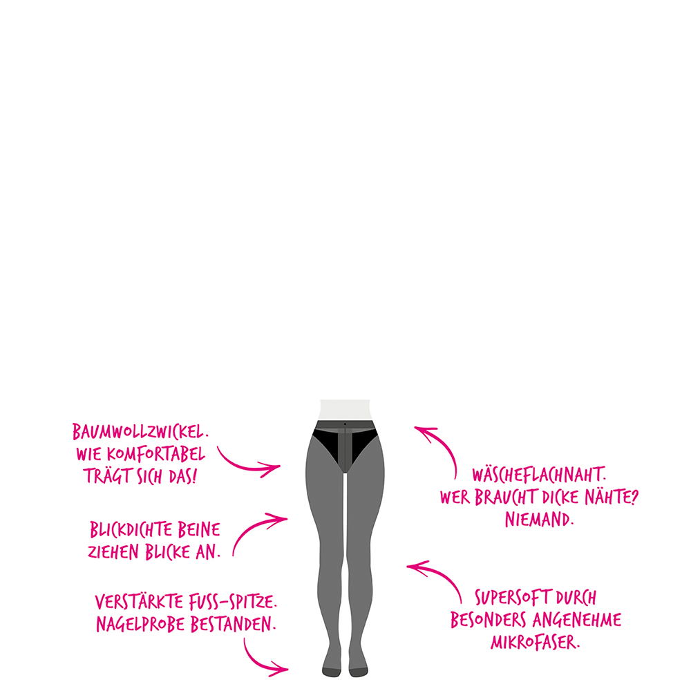 Bild: BI STYLED Strumpfhose blickdicht 60 DEN