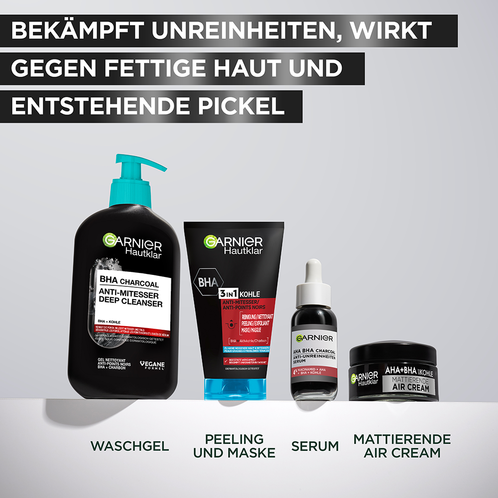 Bild: GARNIER Hautklar BHA Carbon Cleanser Anti-Mitesser