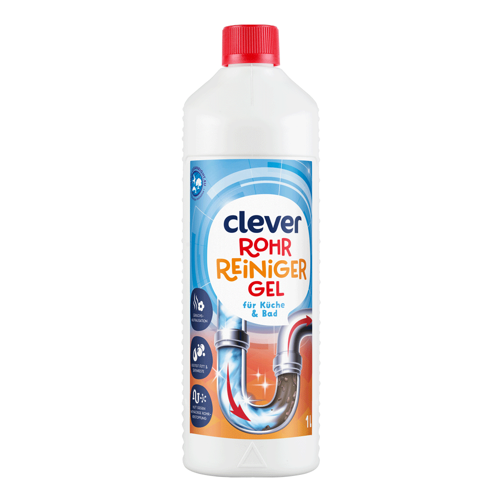 Bild: clever Rohrreiniger Gel für Küche & Bad