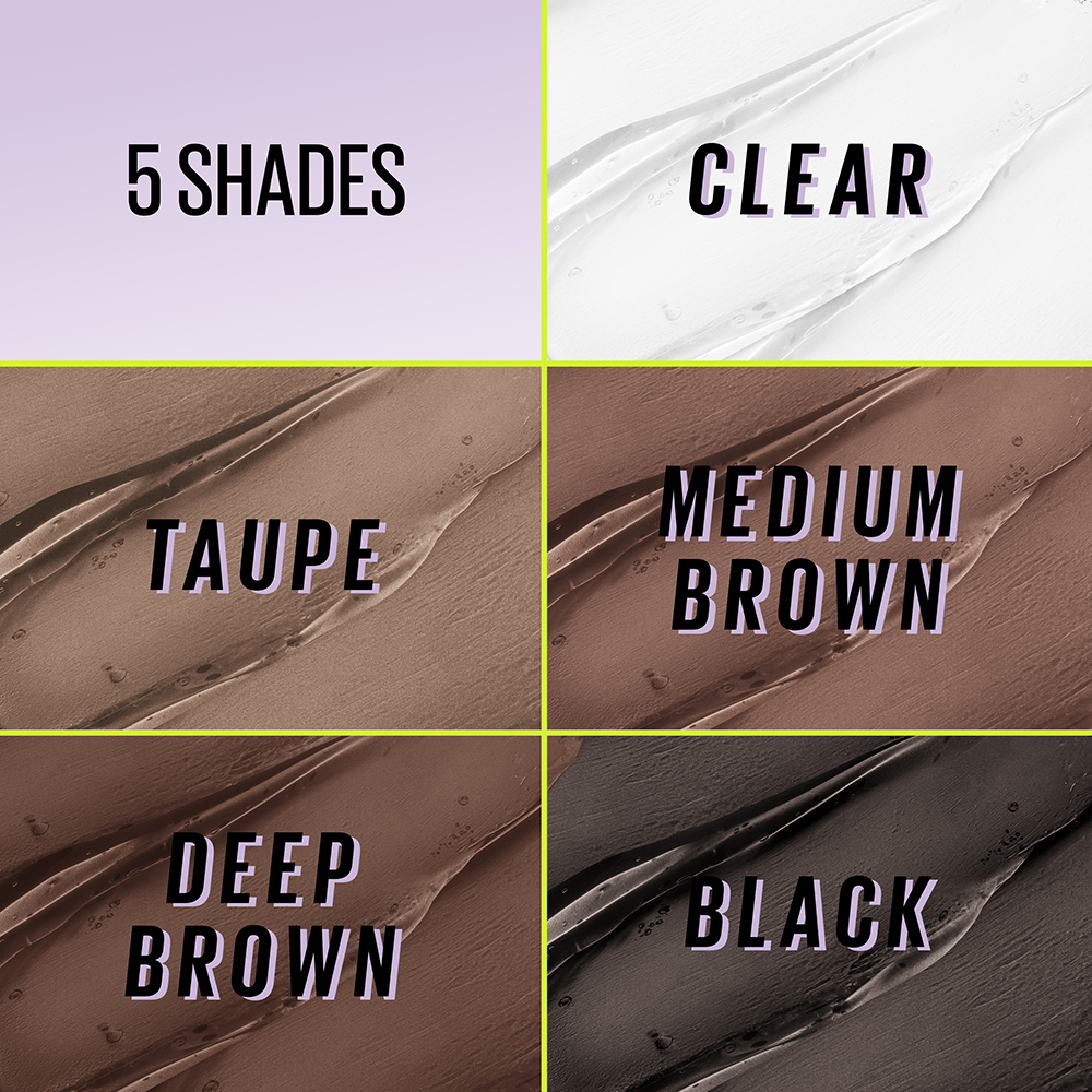 Bild: MAYBELLINE Super Lock Brow Glue Augenbrauengel Medium Brown