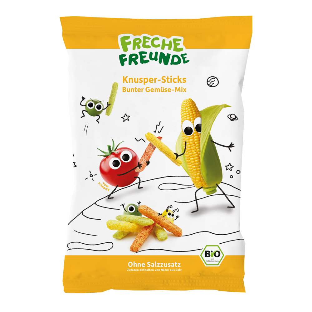 Bild: Freche Freunde Knusper Sticks Bunter Gemüse Mix