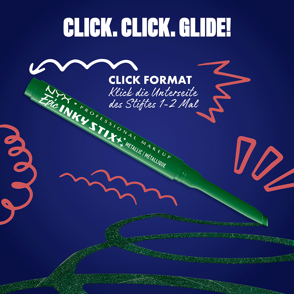 Bild: NYX Professional Make-up Epic Inky Stix Cream Gel Eyeliner Electric Emerald 14
