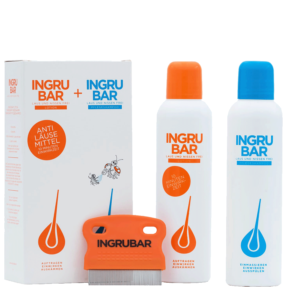 Bild: INGRUBAR Laus & Nissen frei Shampoo + Lotion