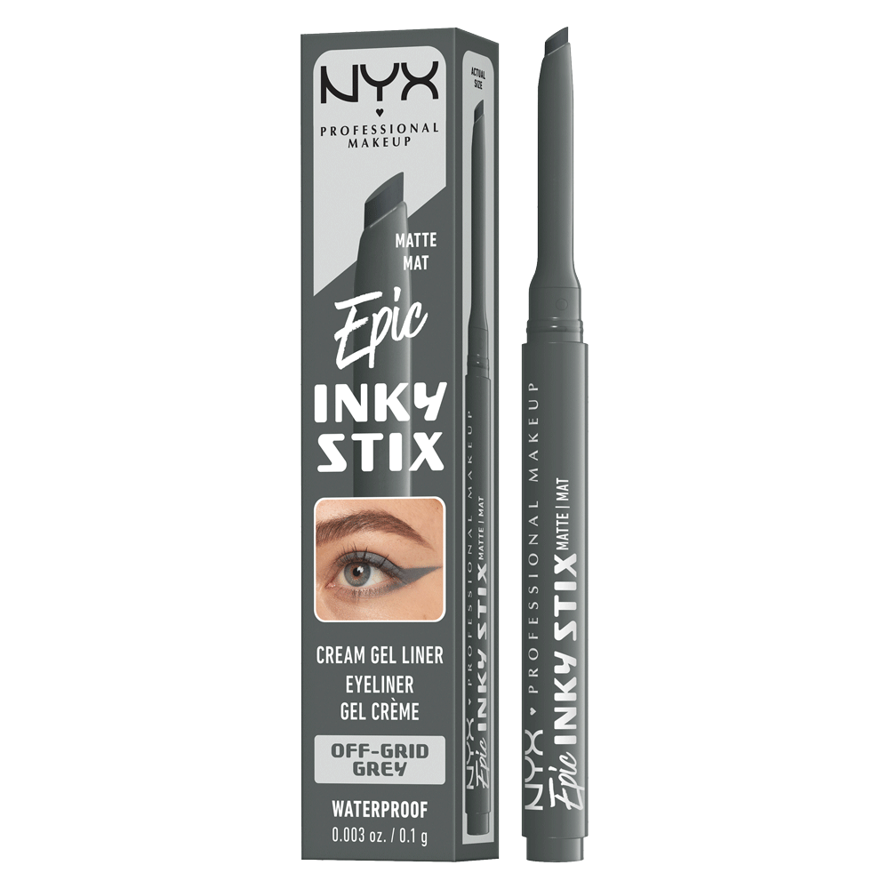 Bild: NYX Professional Make-up Epic Inky Stix Cream Gel Eyeliner Off-Grid Grey 15