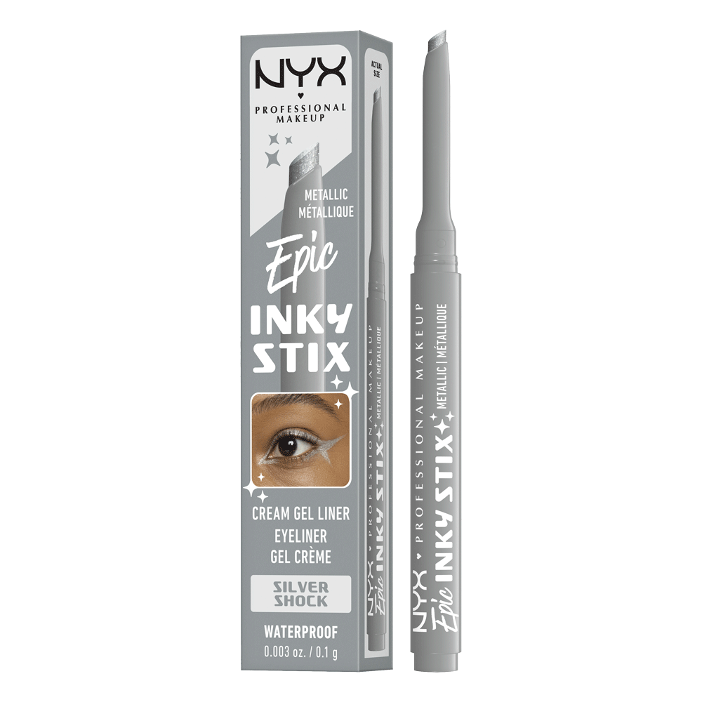 Bild: NYX Professional Make-up Epic Inky Stix Cream Gel Eyeliner Silver Shock 16