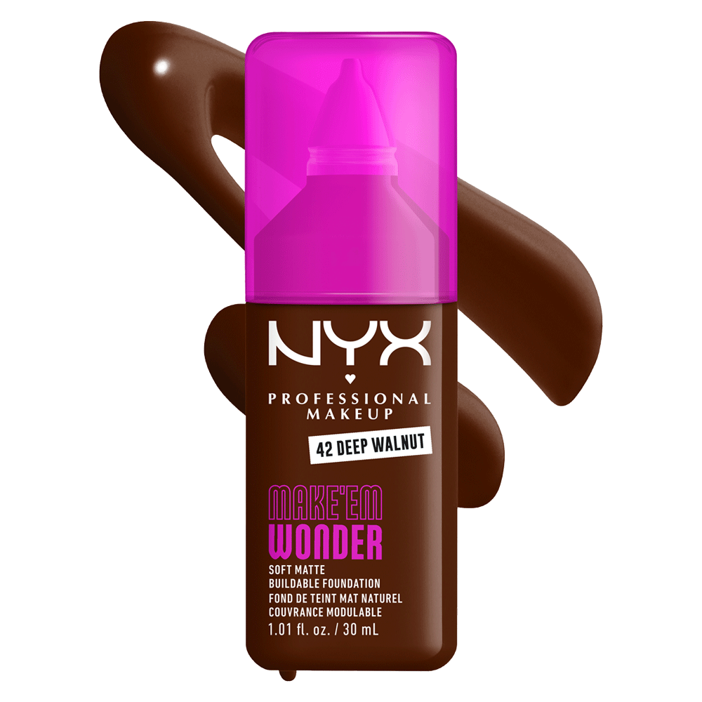 Bild: NYX Professional Make-up Make 'EM Wonder Foundation Deep Walnut 42