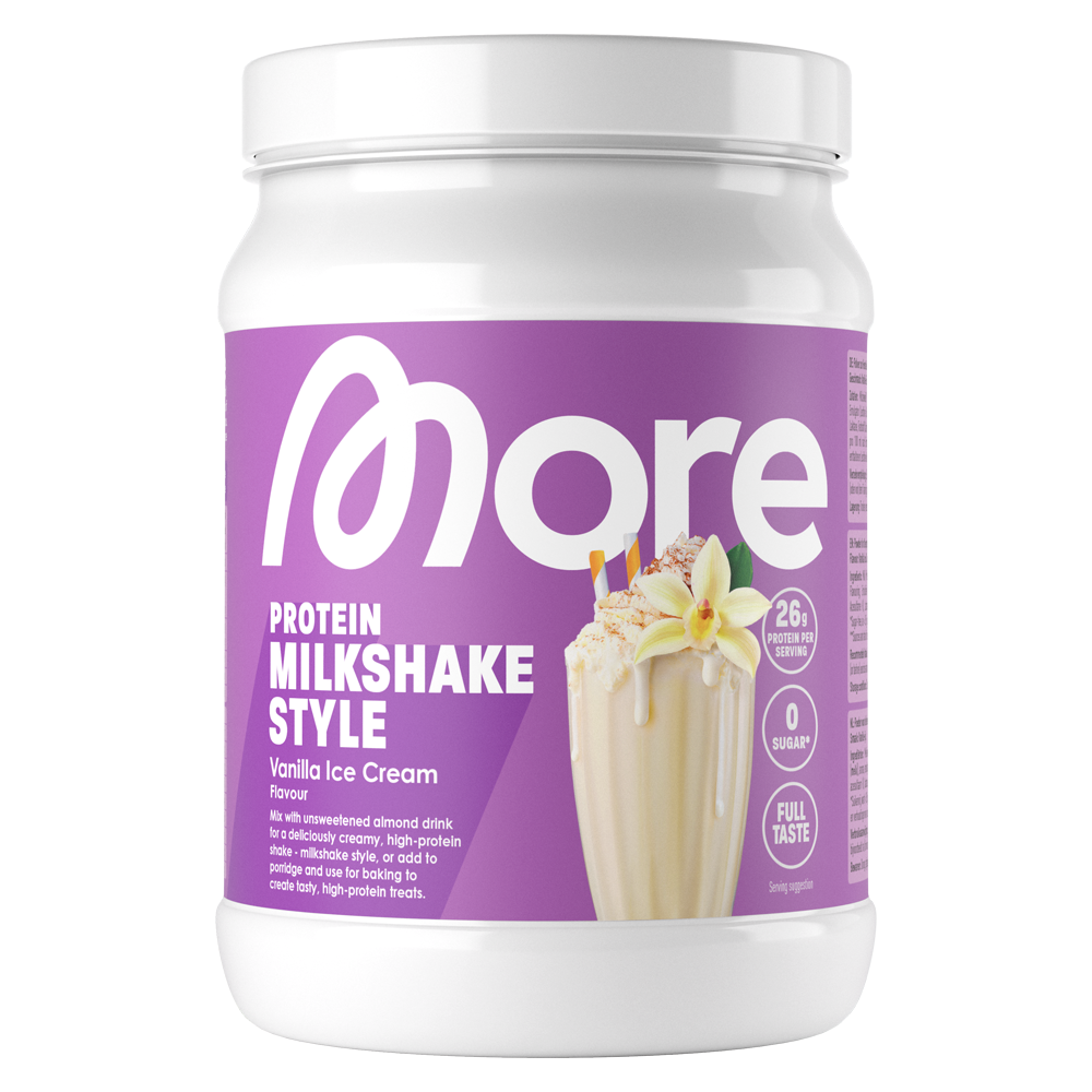 Bild: More Protein Milkshake Style Vanilla Ice Cream 