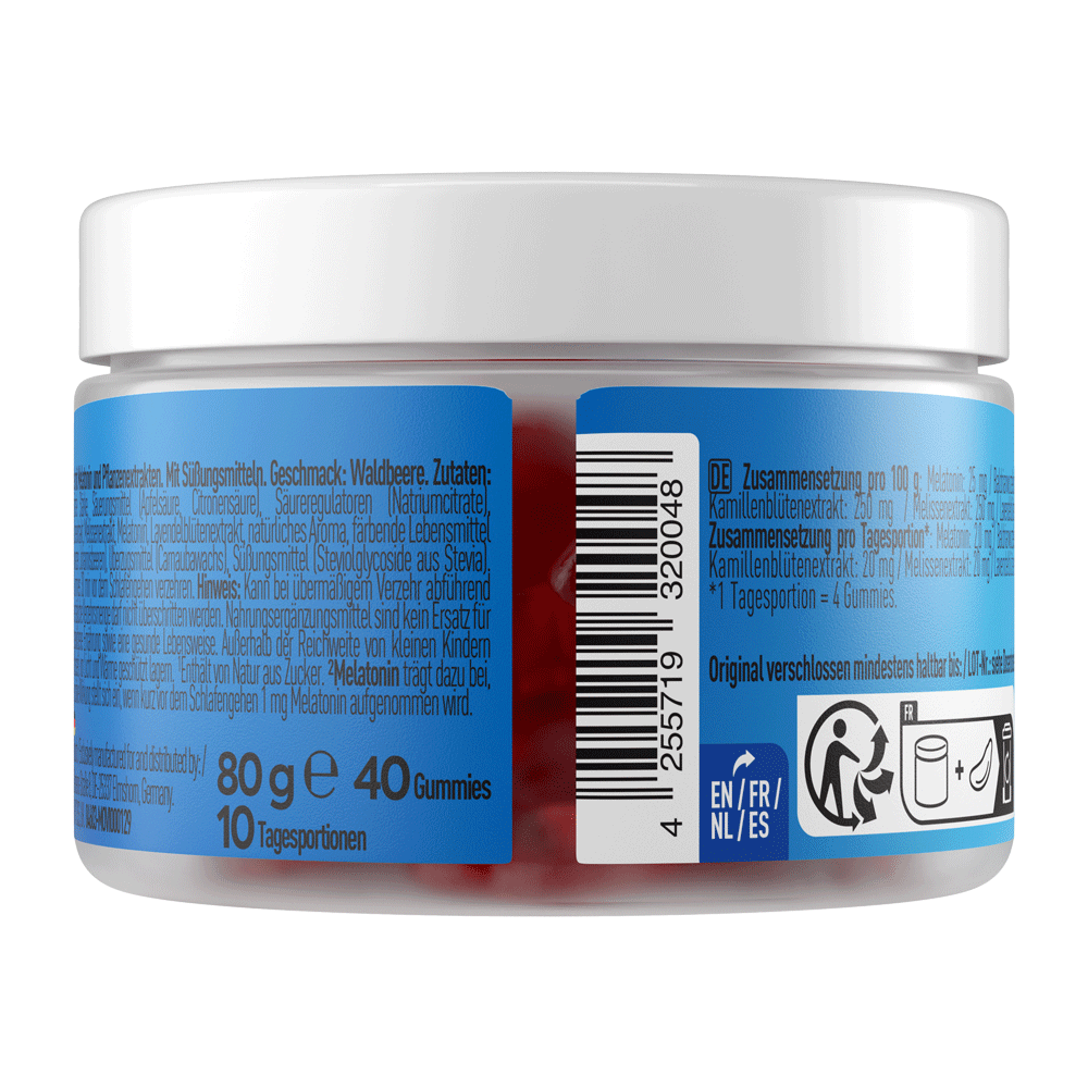 Bild: More More Sleep Gummies Melatonin Waldbeere