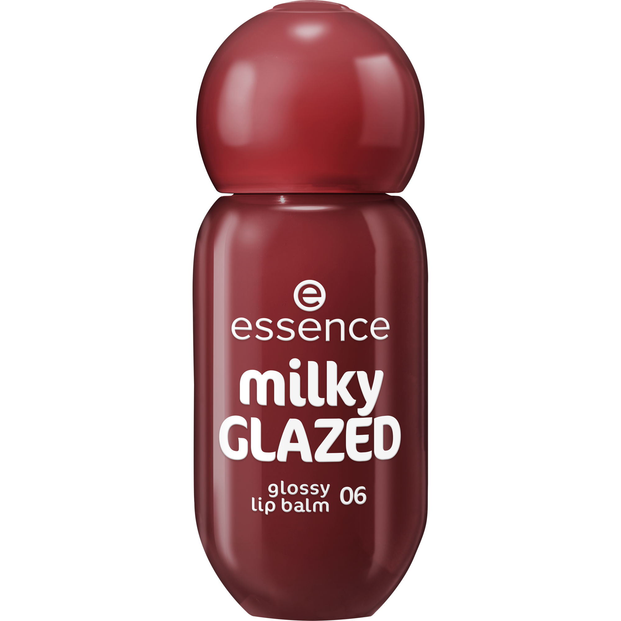 Bild: essence milky GLAZED glossy lip balm Cherry on Top