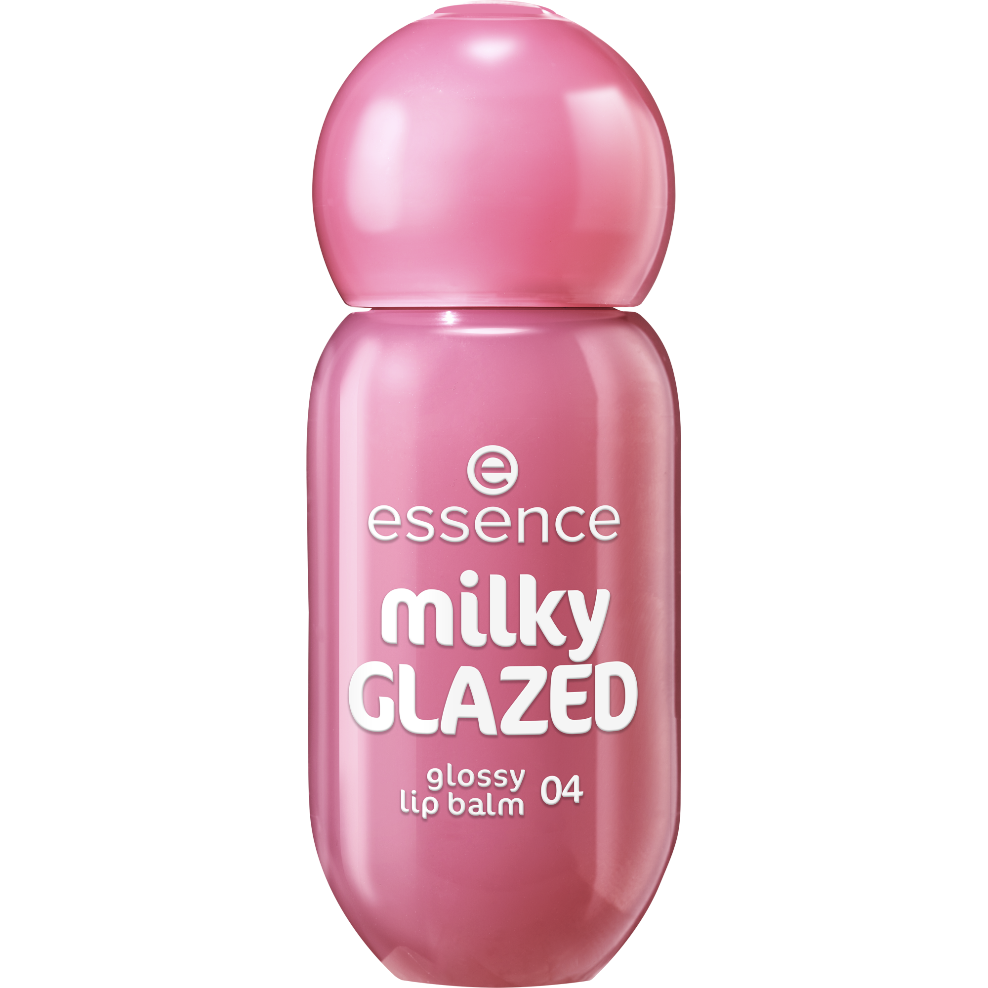Bild: essence milky GLAZED glossy lip balm Berry Au Lait