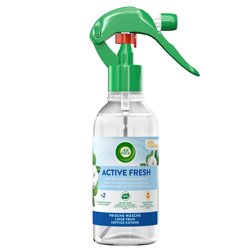 Bild: AIRWICK Active Fresh Aerosolfreies Raumspray Frische Wäsche