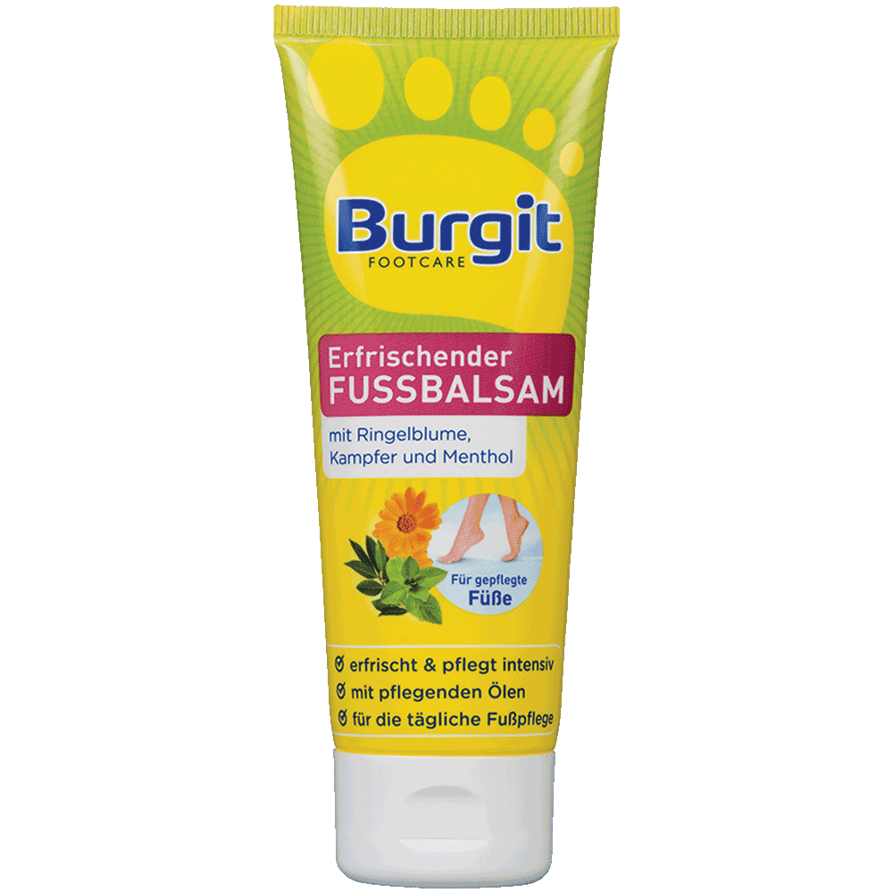 Bild: Burgit Footcare Erfrischender Fussbalsam
