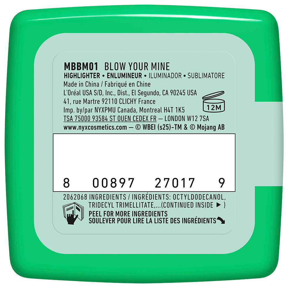Bild: NYX Professional Make-up Minecraft Highlighter Balm 1