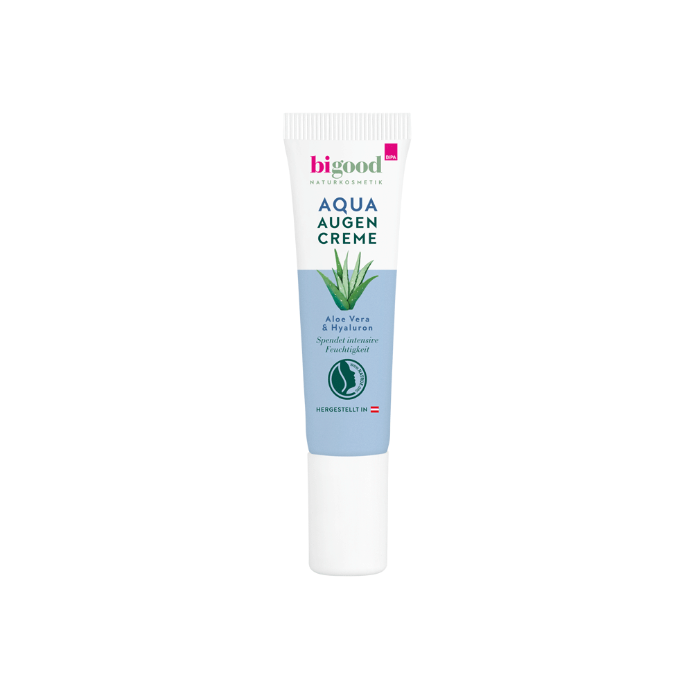 Bild: bi good Aqua Augen Creme Aloe Vera und Hyaluron