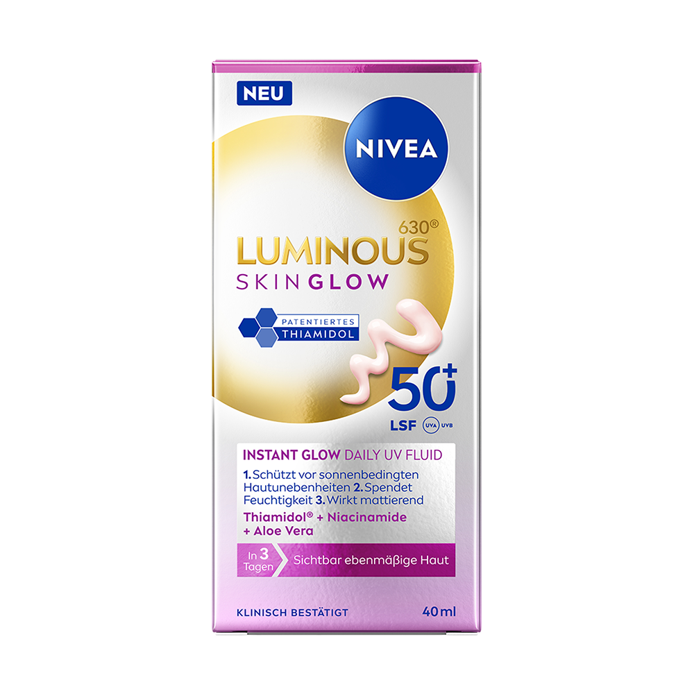 Bild: NIVEA Instant Glow Daily Fluid LSF 50+ 