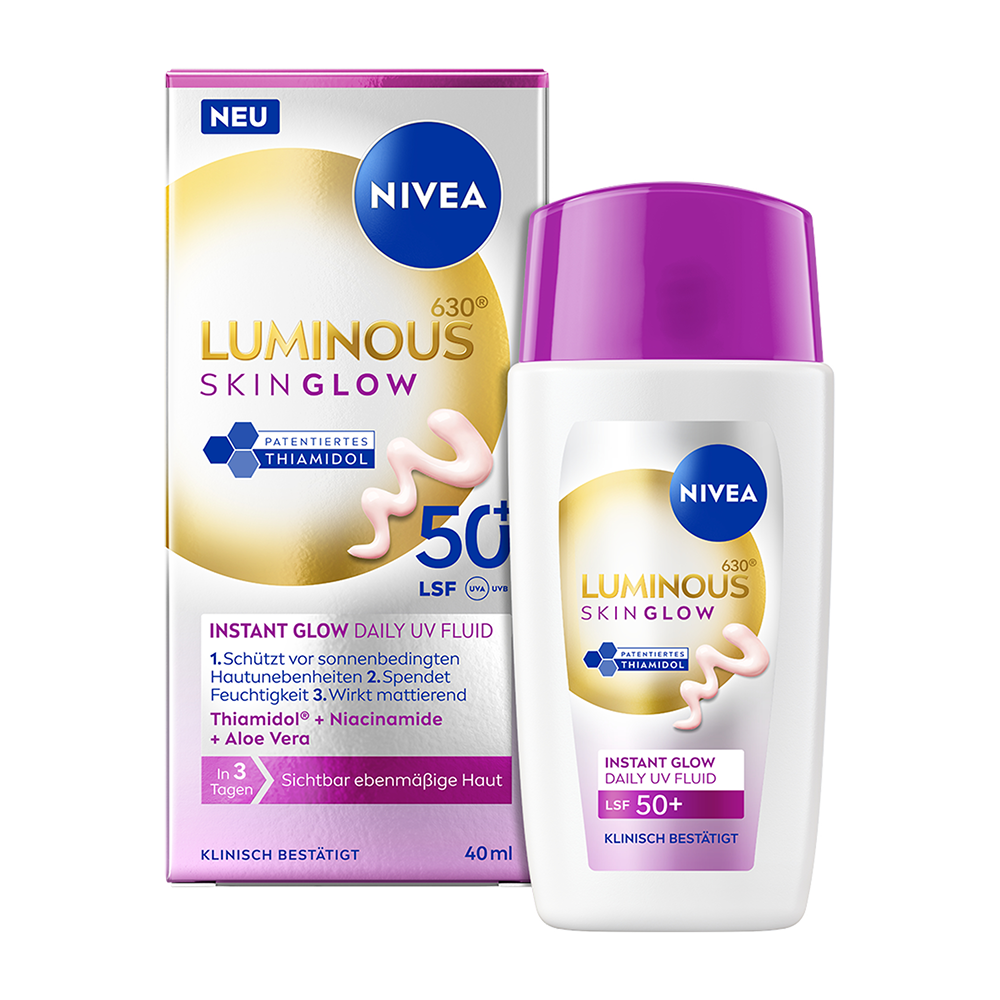 Bild: NIVEA Instant Glow Daily Fluid LSF 50+ 