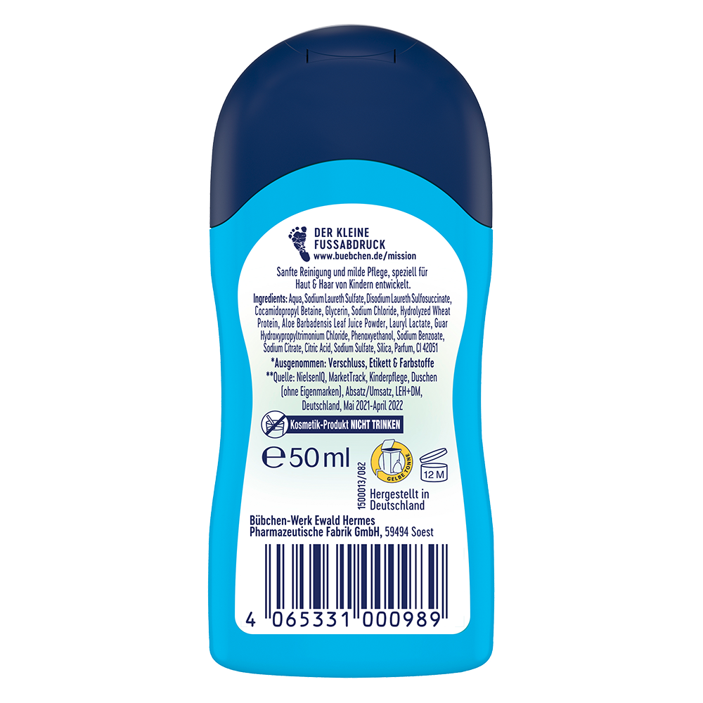 Bild: Bübchen Shampoo und Duschgel Sportsfreund Mini