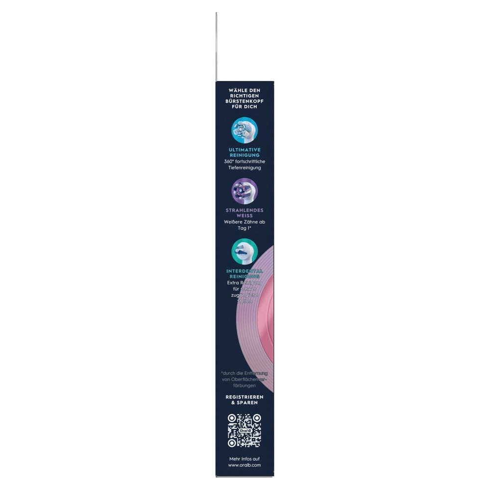 Bild: Oral-B iO Sanfte Reinigung Aufsteckbürsten, Weiß 