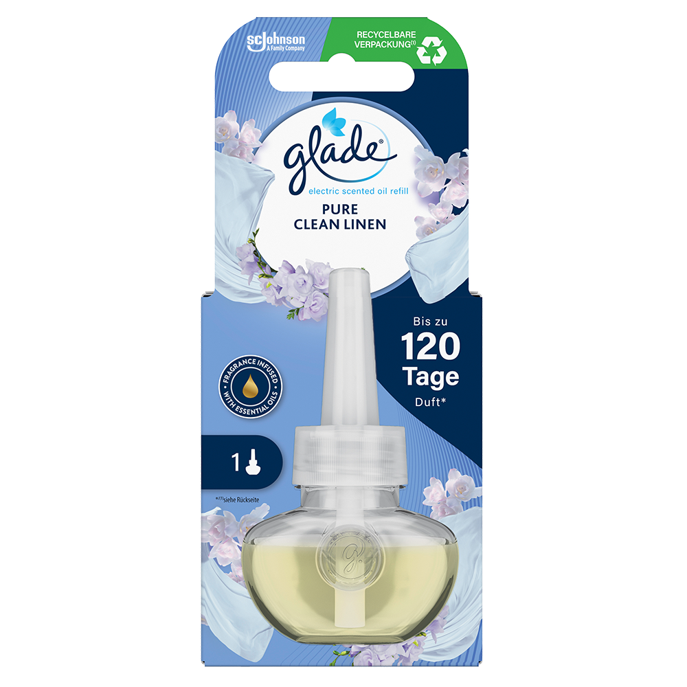 Bild: Glade Scented Oil Refill clean linen 