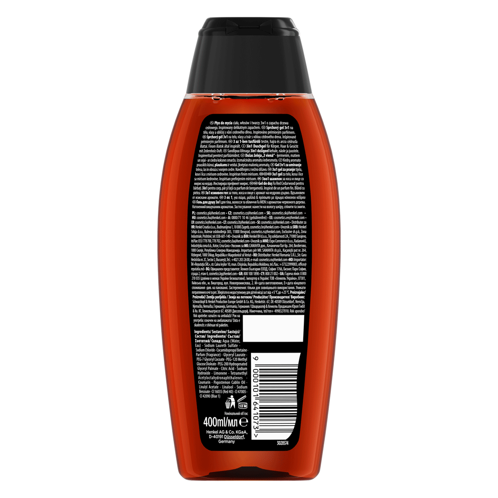 Bild: Fa MEN Duschgel Men Red Cedarwood 