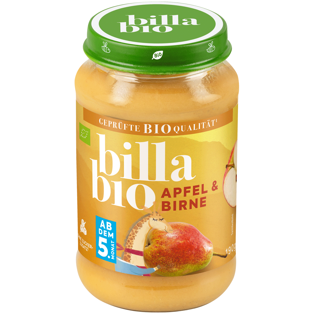 Bild: Billa Bio Apfel und Birne