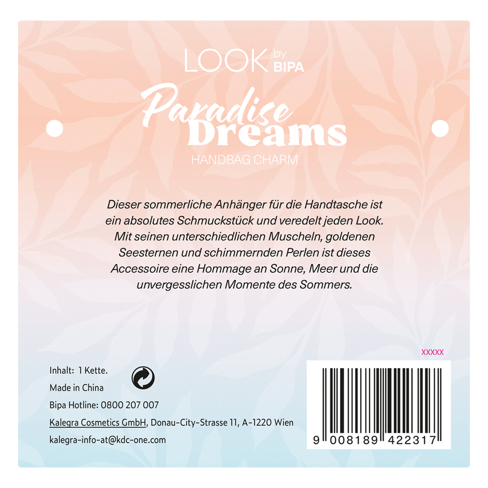 Bild: LOOK BY BIPA Paradise Dreams Handbag Charm 