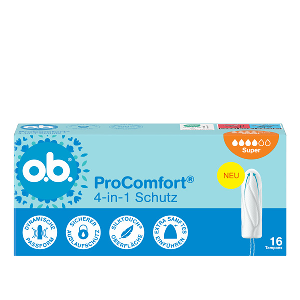 Bild: o.b. ProComfort Tampons Super