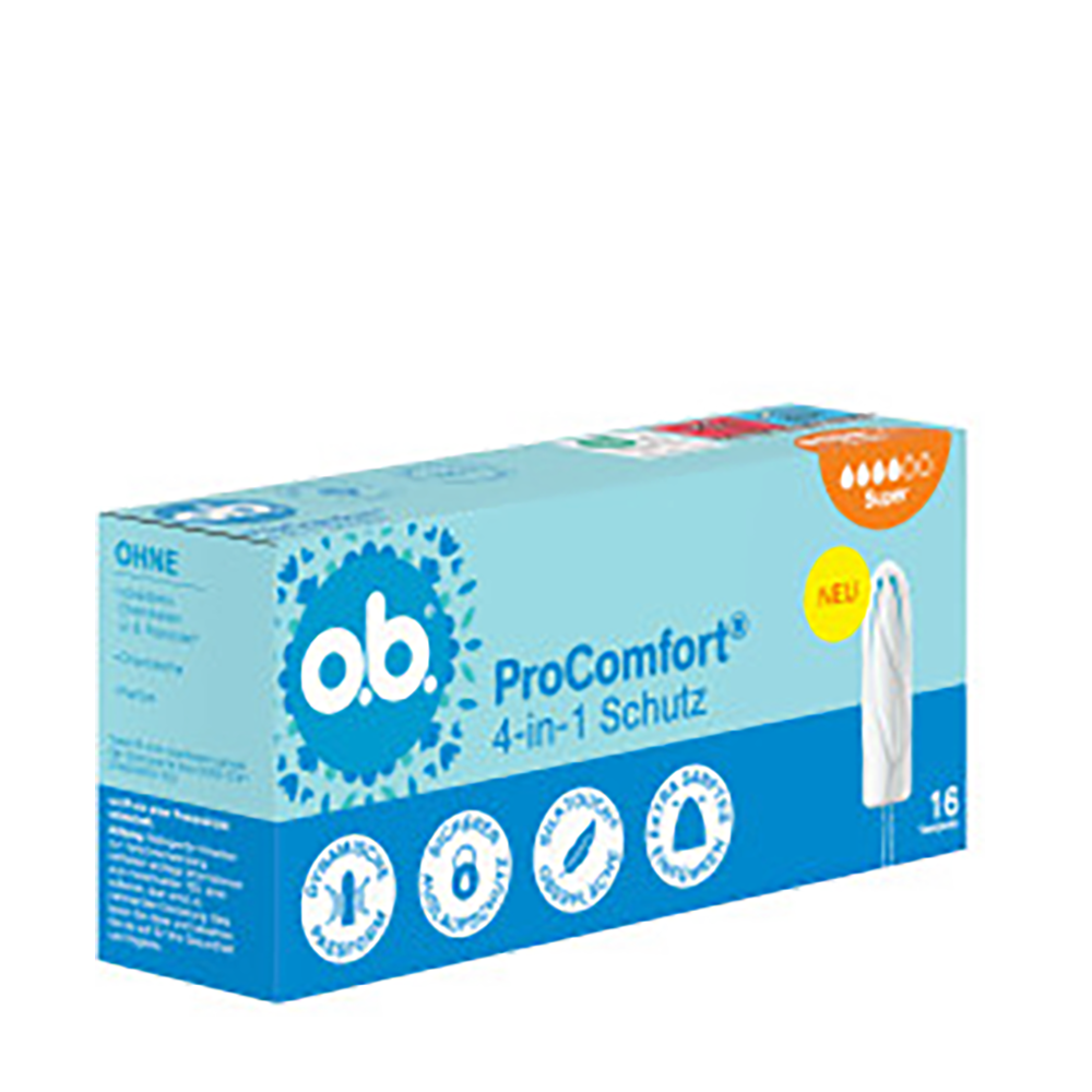 Bild: o.b. ProComfort Tampons Super