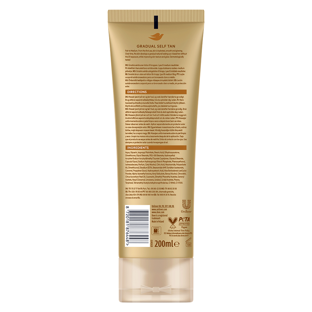 Bild: Dove Body Lotion Summer Revive Fair