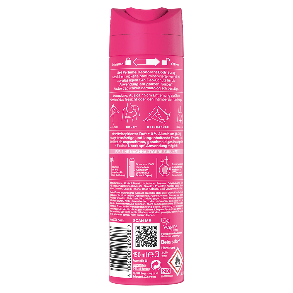 Bild: 8X4 Body Spray Cherry Rush 