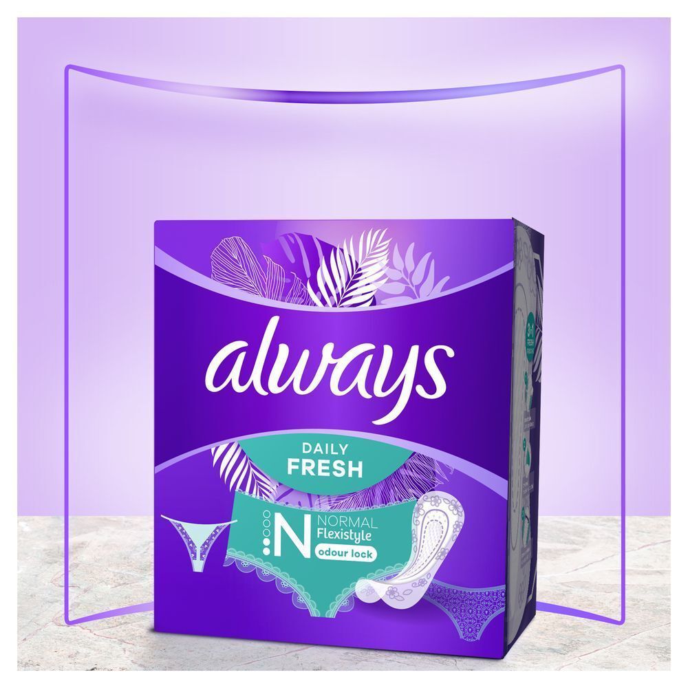 Always Slipeinlagen Daily Fresh Normal Flexistyle, Odour Lock