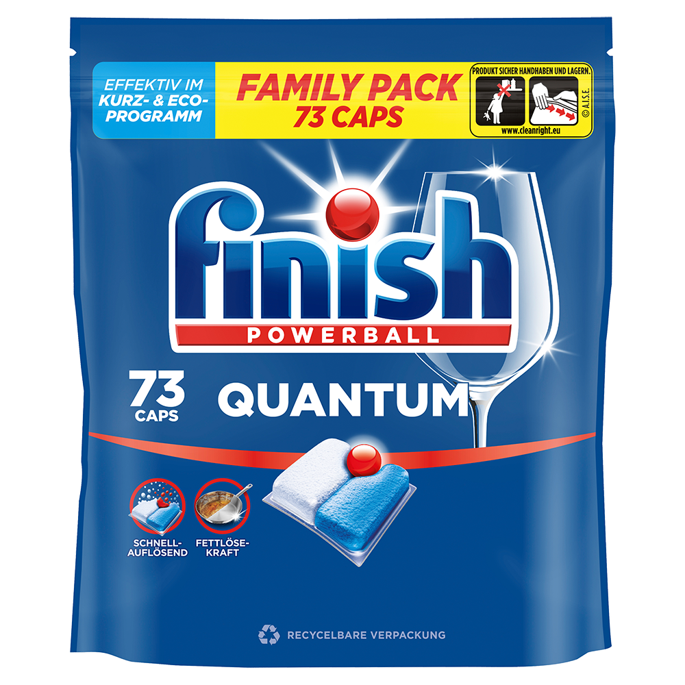 Bild: finish Powerball Quantum Geschirrspültabs Family Pack