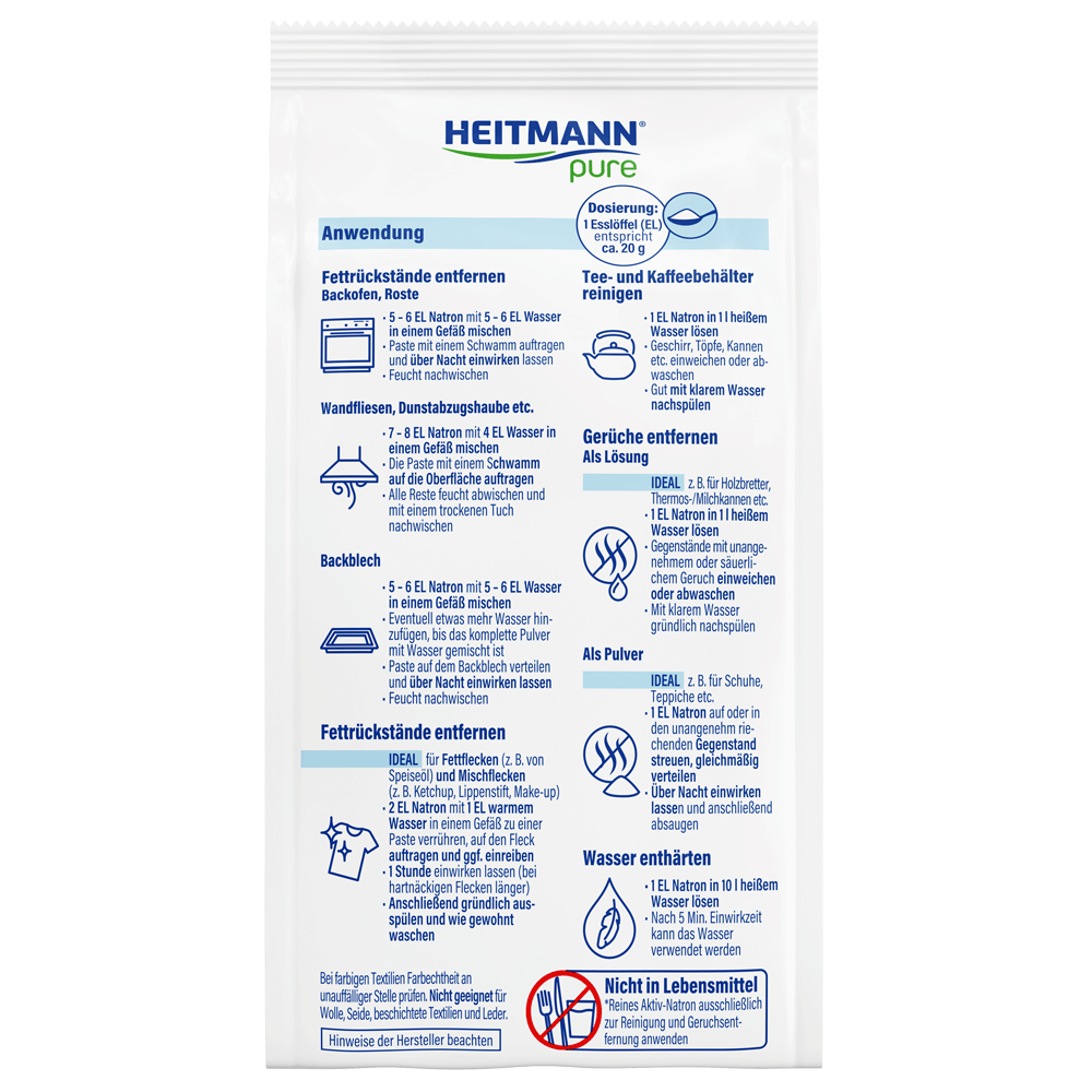 Bild: HEITMANN Pure Reines Aktiv Natron 