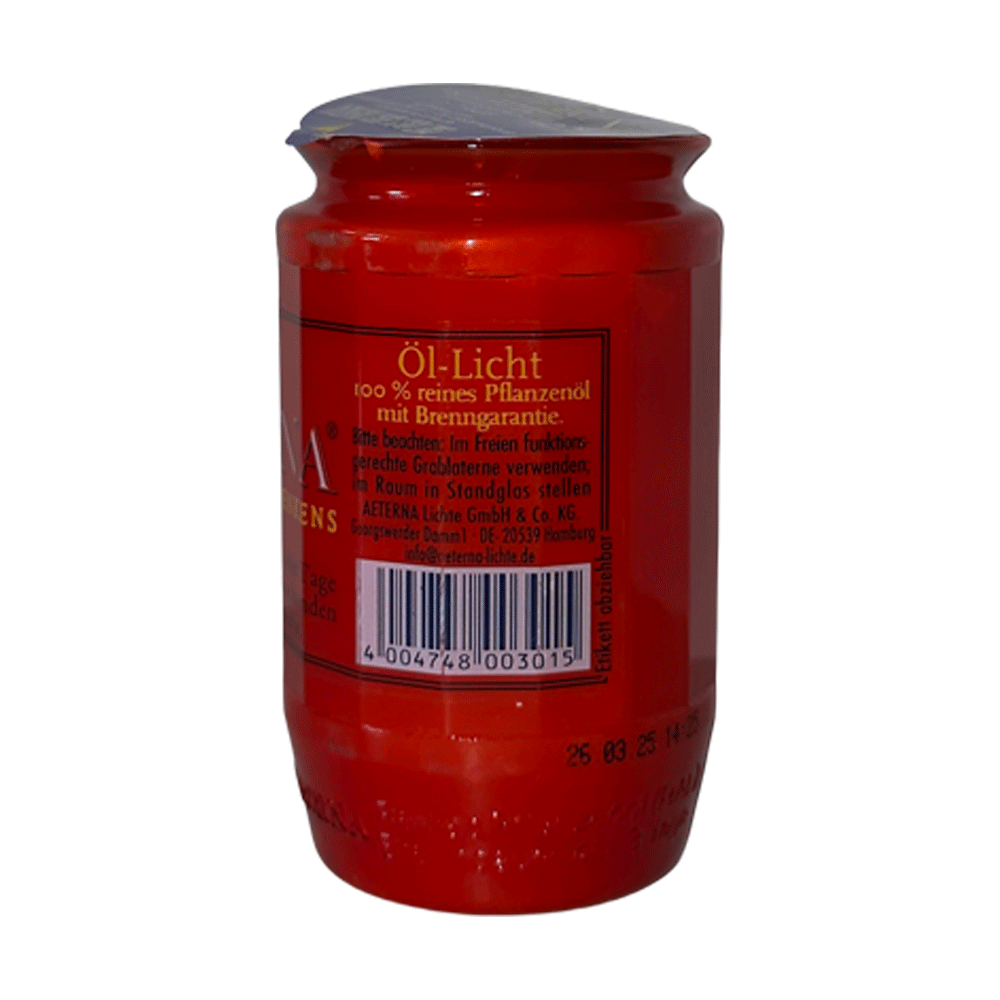 Bild: AETERNA Öllicht Nr. 3 rot 