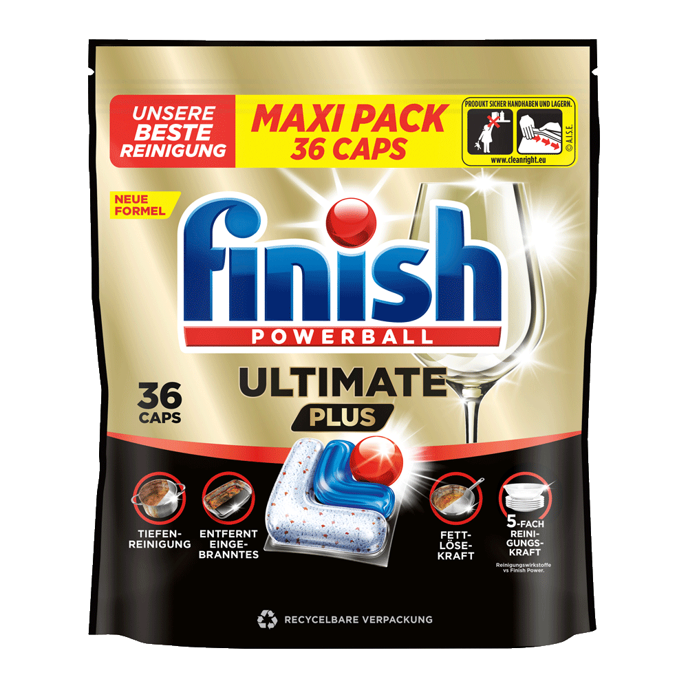 Bild: finish Ultimate Plus Geschirrspültabs Maxi Pack 