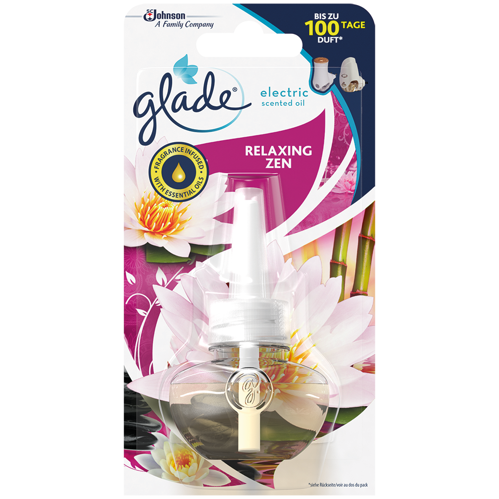 Bild: Glade Electric Scented Oil Nachfüllung Relaxing Zen