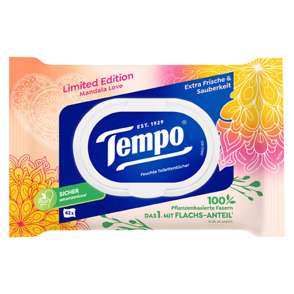 Bild: Tempo Feuchtes Toilettenpapier Limited Edition