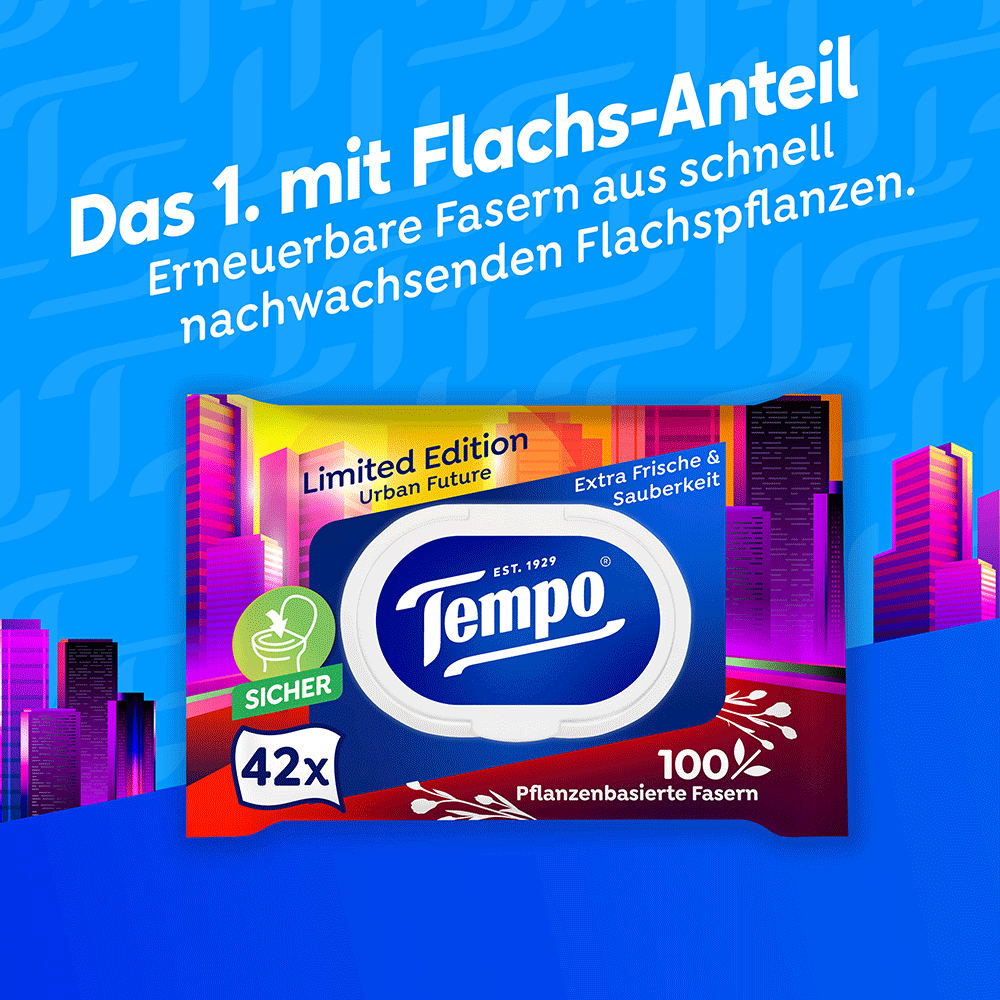 Bild: Tempo Feuchtes Toilettenpapier Limited Edition