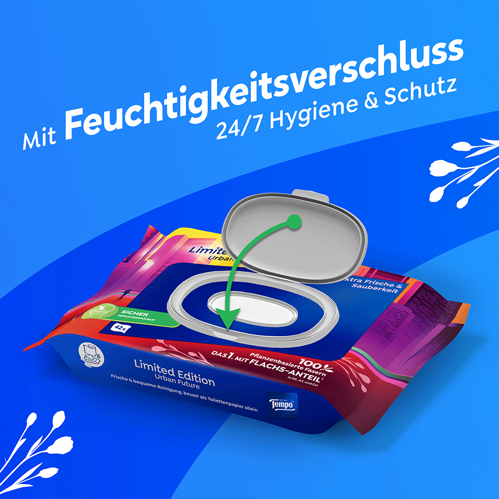 Bild: Tempo Feuchtes Toilettenpapier Limited Edition