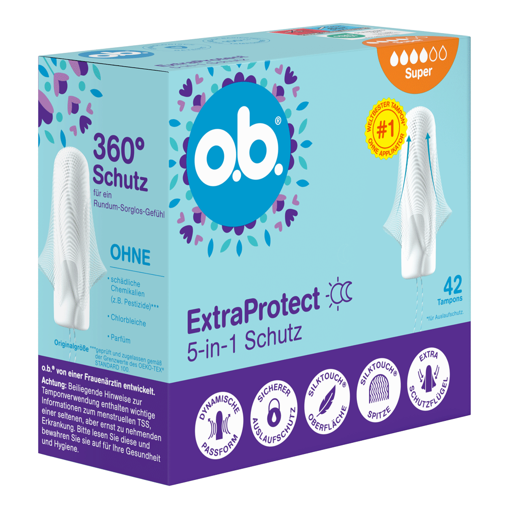 Bild: o.b. Extra Protect Tampons Super 