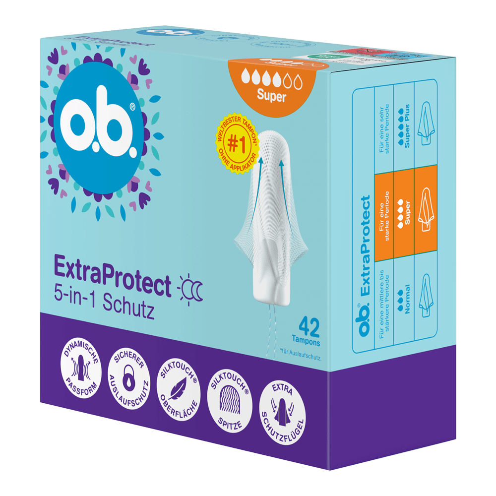 Bild: o.b. Extra Protect Tampons Super 