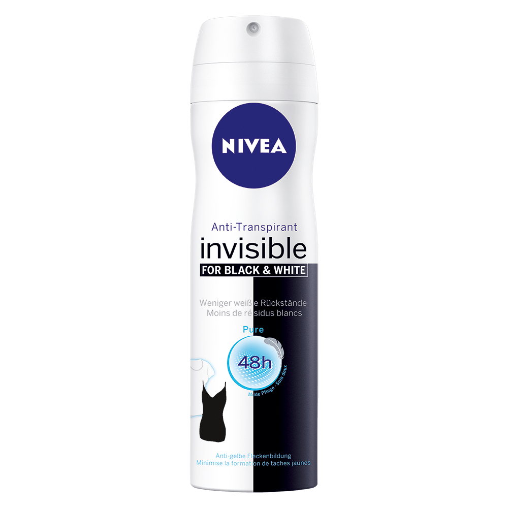 Bild: NIVEA Deospray Invisible Black & White Pure