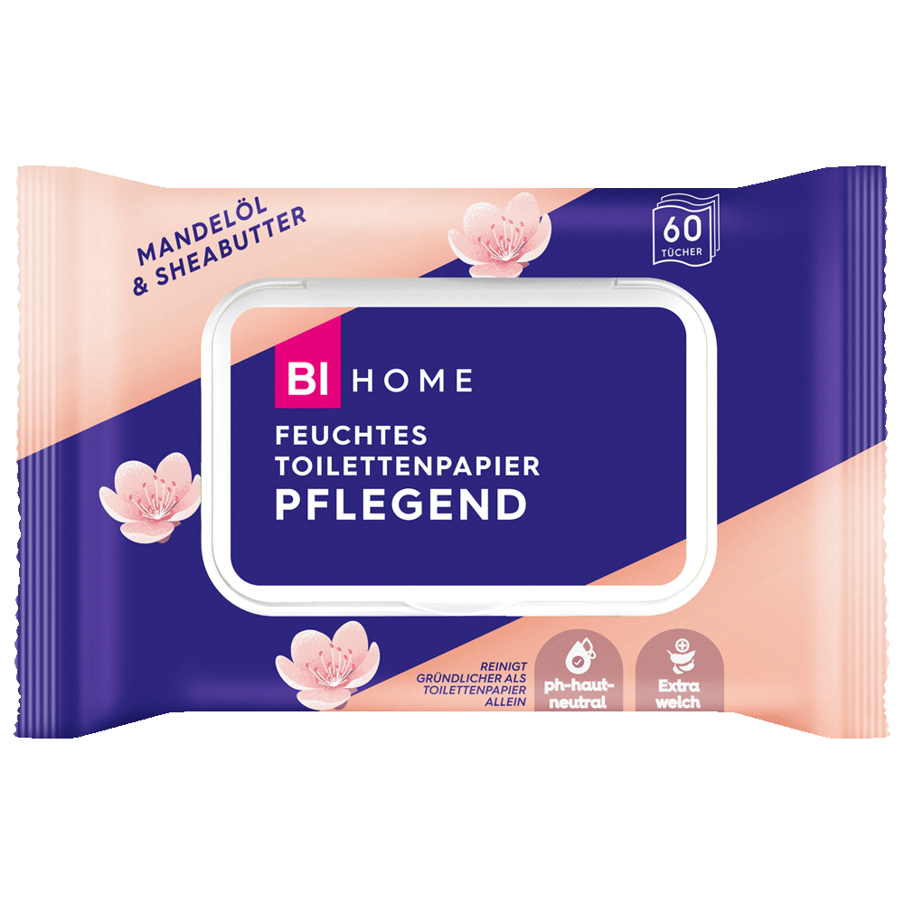Bild: BI HOME Feuchtes Toilettenpapier Pflegend 