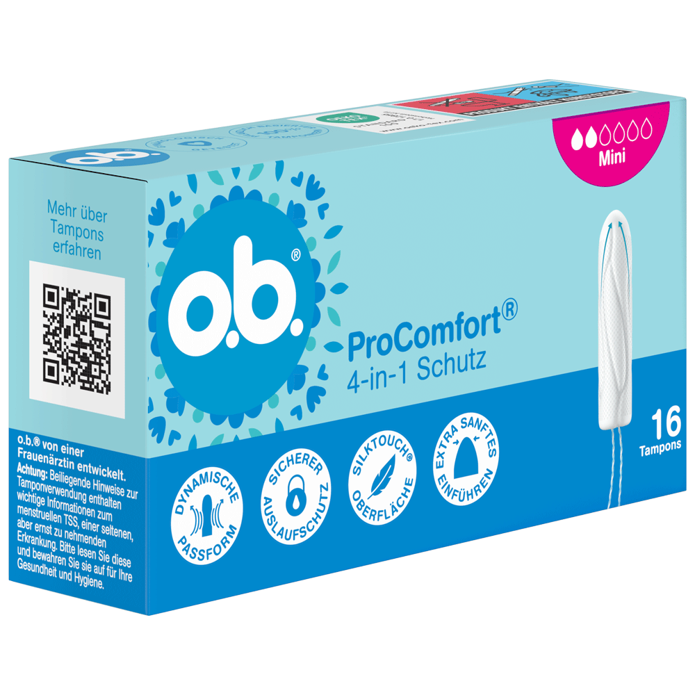 Bild: o.b. ProComfort Tampons Mini