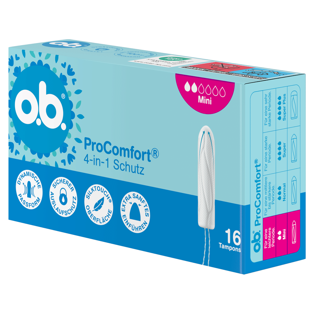 Bild: o.b. ProComfort Tampons Mini