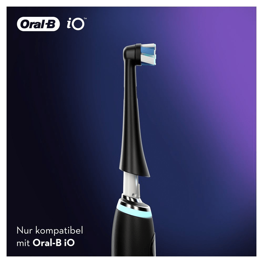 Bild: Oral-B iO Black Ultimative Reinigung Aufsteckbürsten, Schwarz 