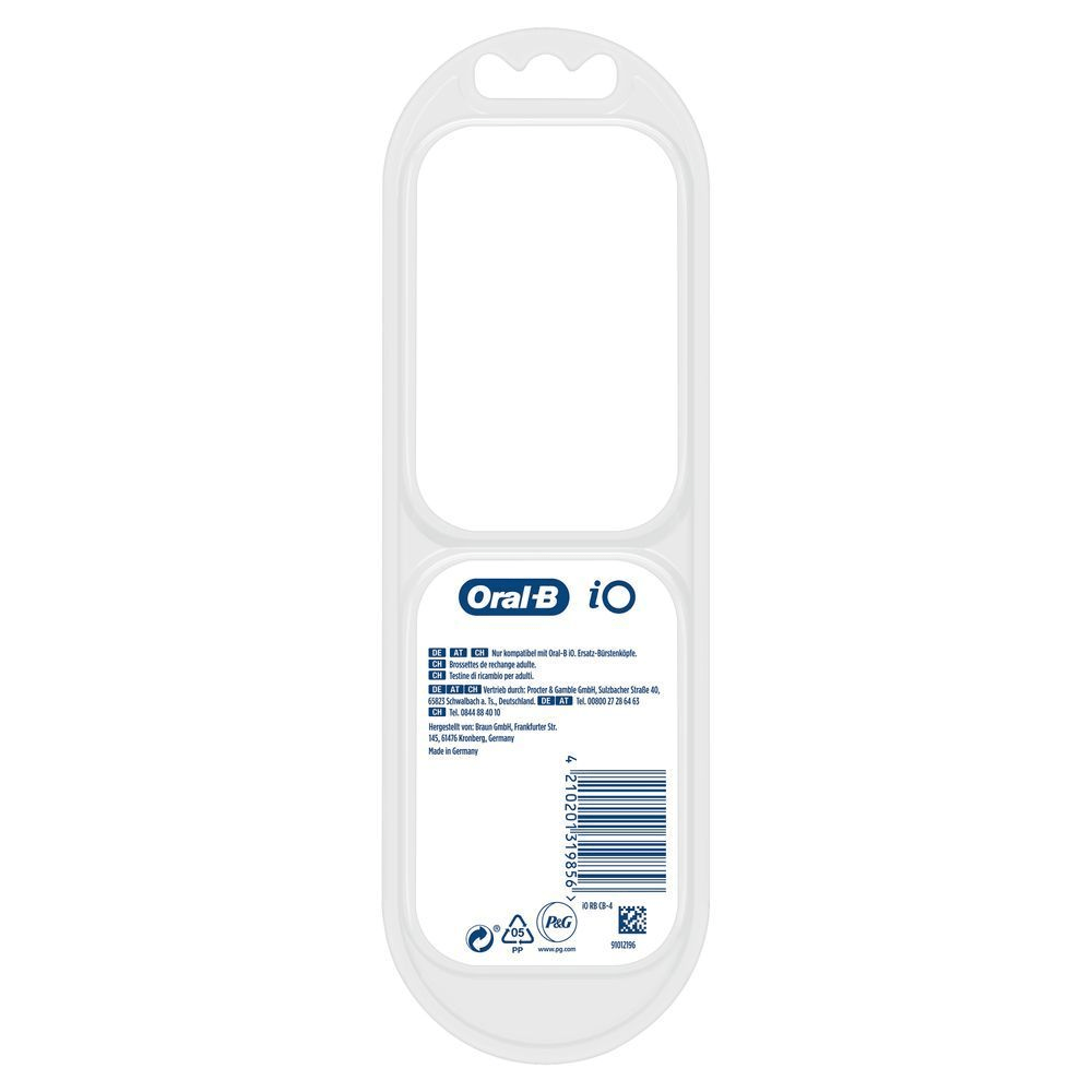 Bild: Oral-B iO Black Ultimative Reinigung Aufsteckbürsten, Schwarz 