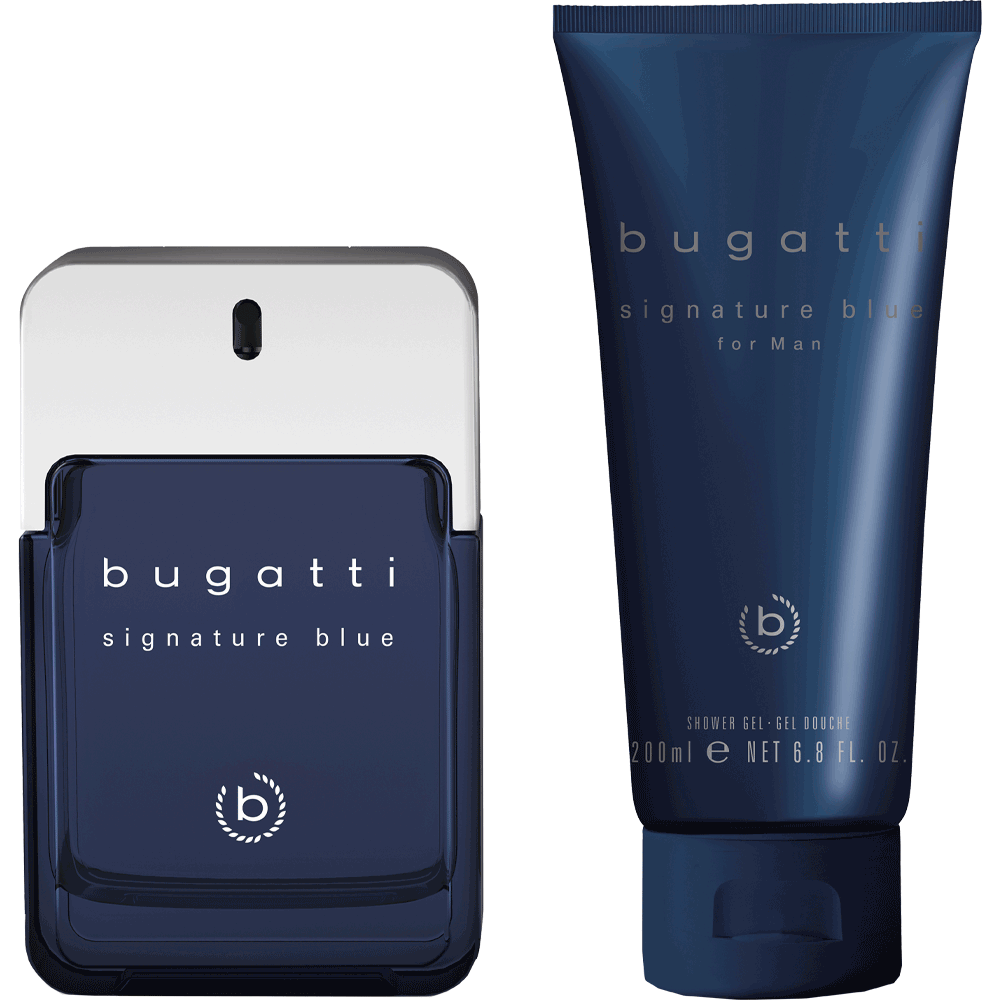 Bild: Bugatti Signature Blue Geschenkset Eau de Toilette 100 ml + Duschgel 200 ml