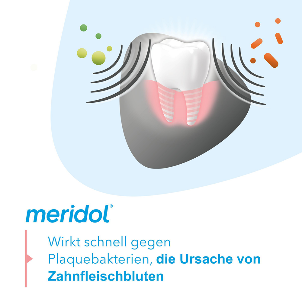 Bild: meridol Zahnpasta Zahnfleischschutz & Sanftes Weiss